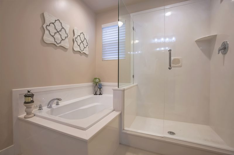 Glass Enclosed Bathtub